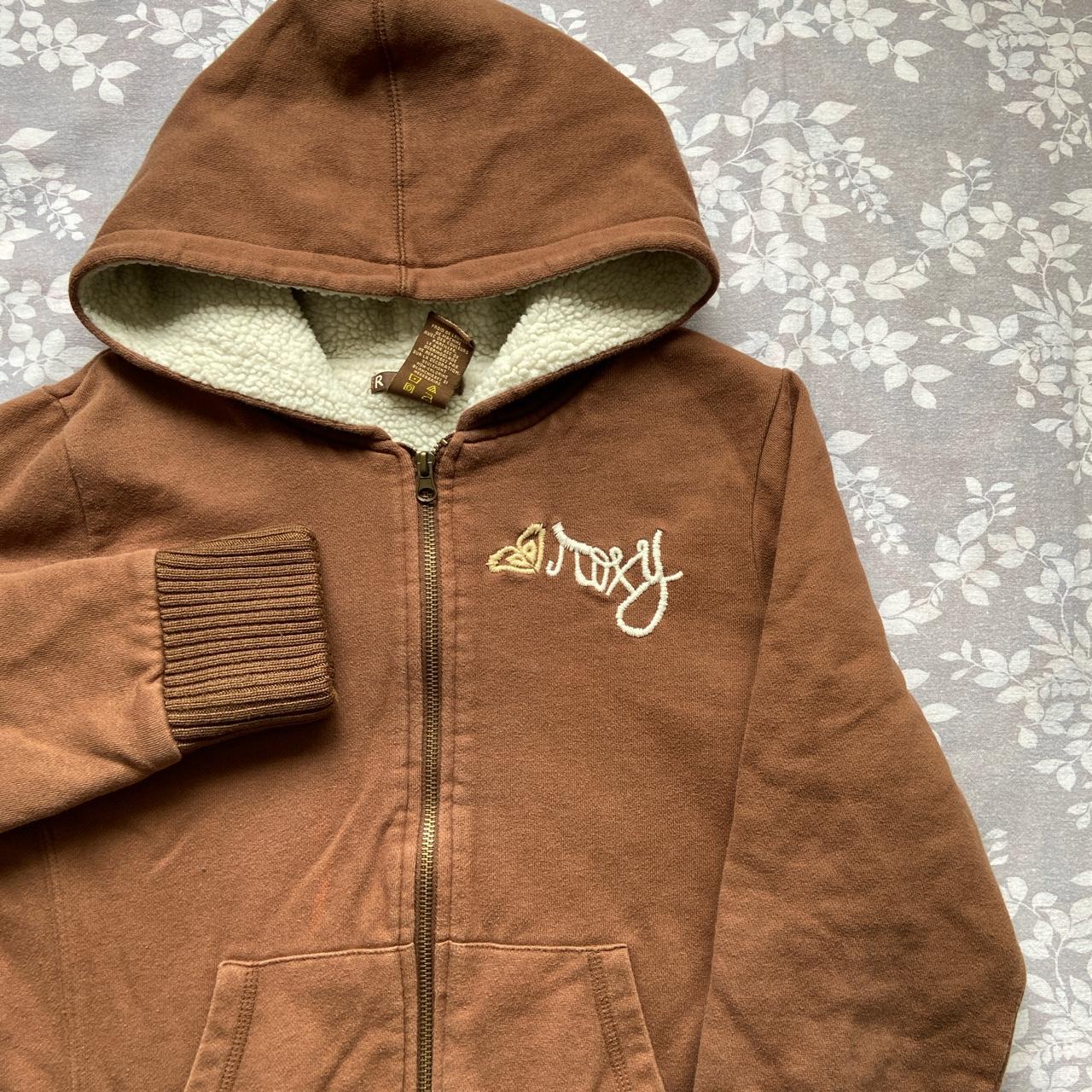 Roxy Women's Brown Hoodie | Depop