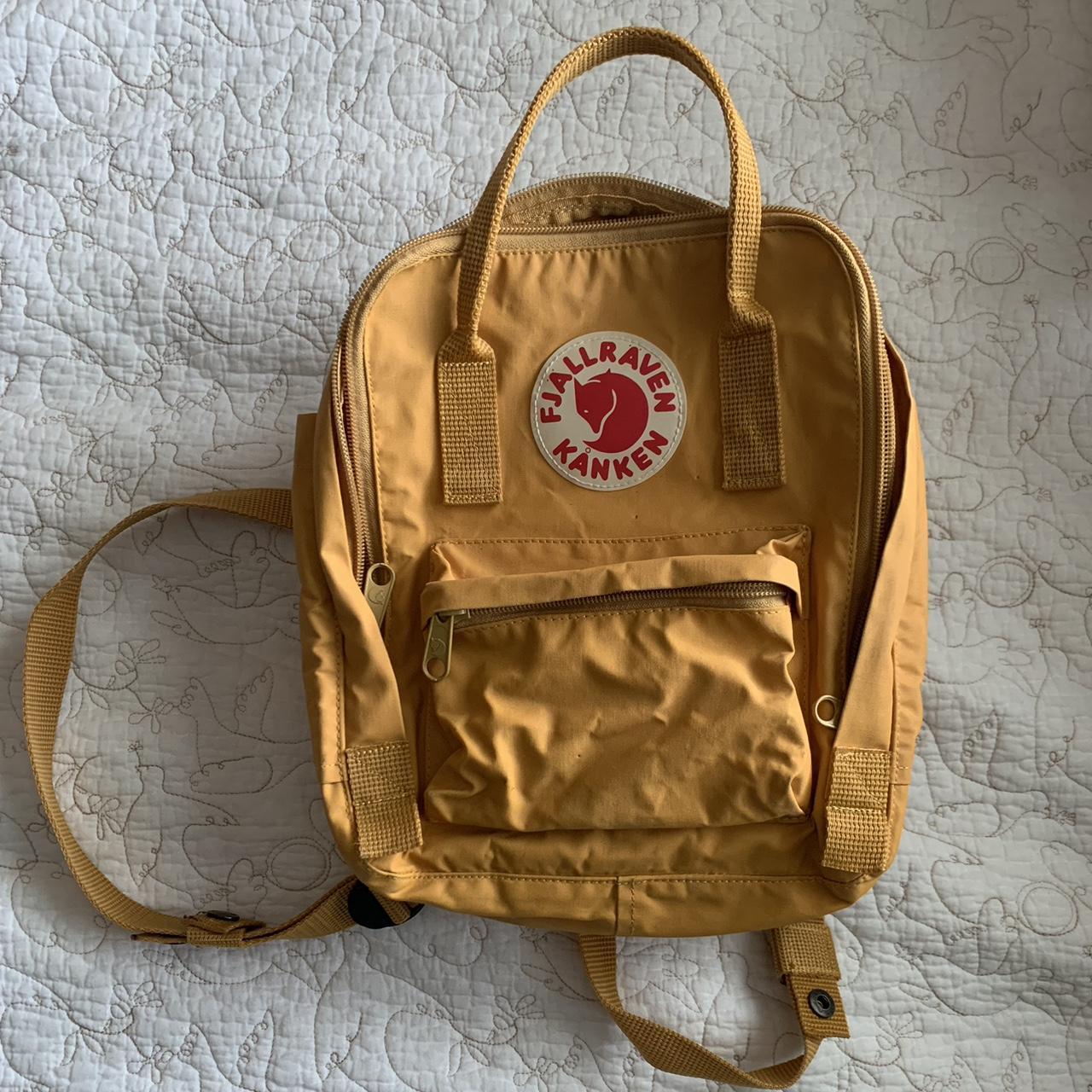 Fjallraven Kanken Mini Backpack Ochre Small faint