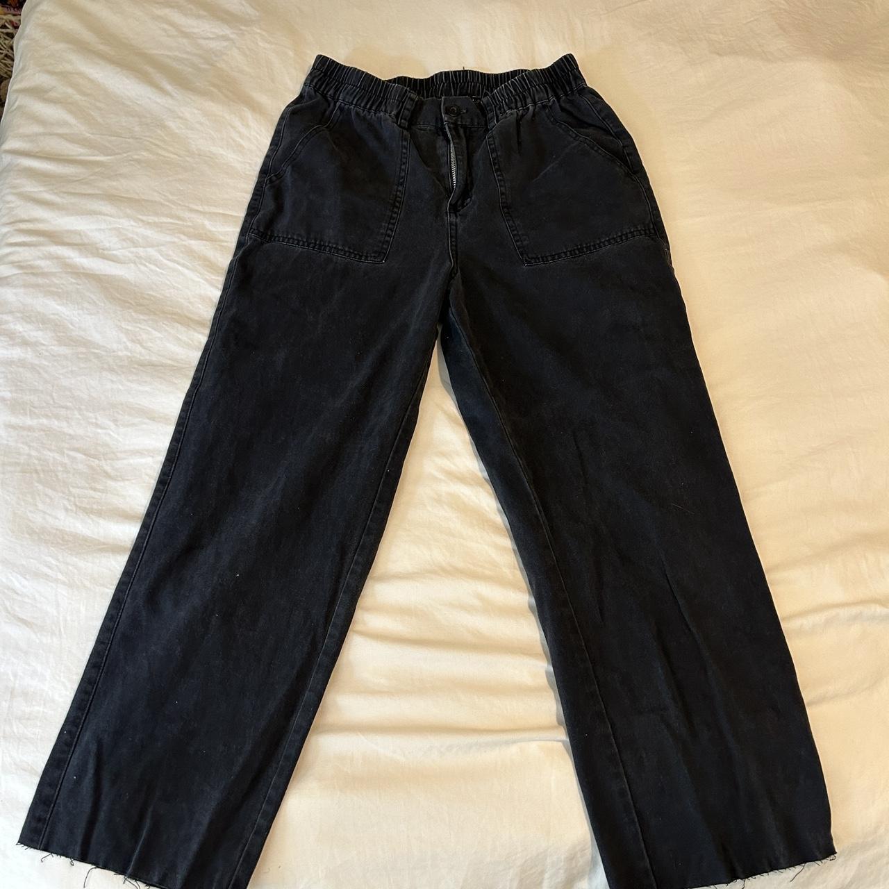 black pacsun cargo pants (please use depop... - Depop