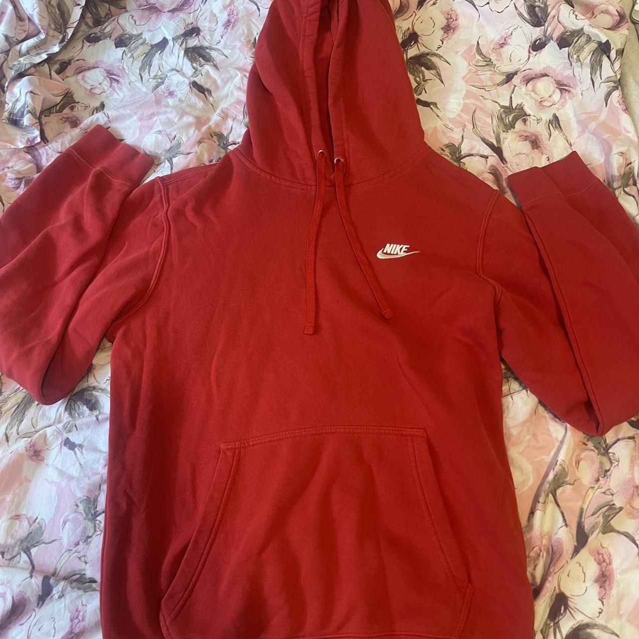 radiant red nike hoodie