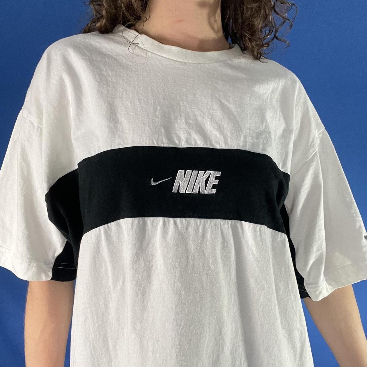 mens black and volt nike shirt