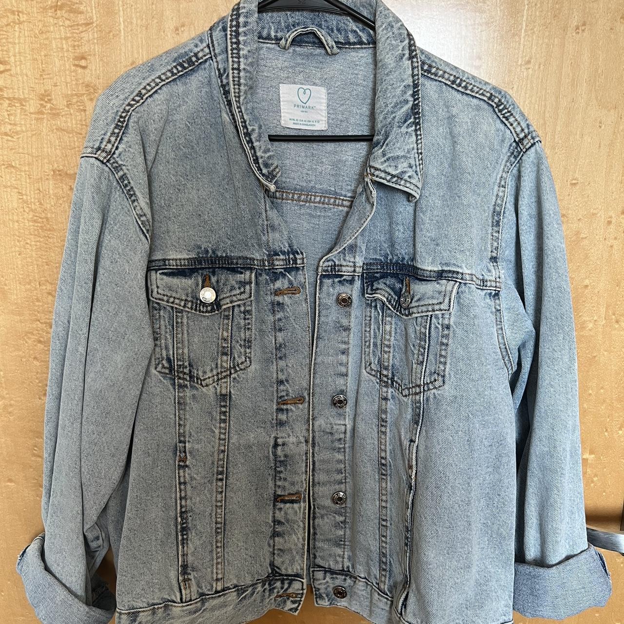 Oversized denim shop jacket primark