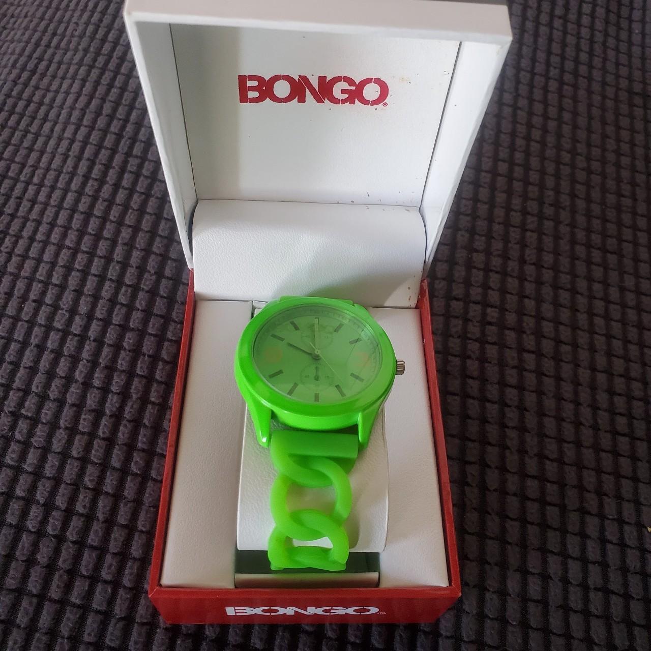 Neon green bongo watch. The box it s in is damaged Depop