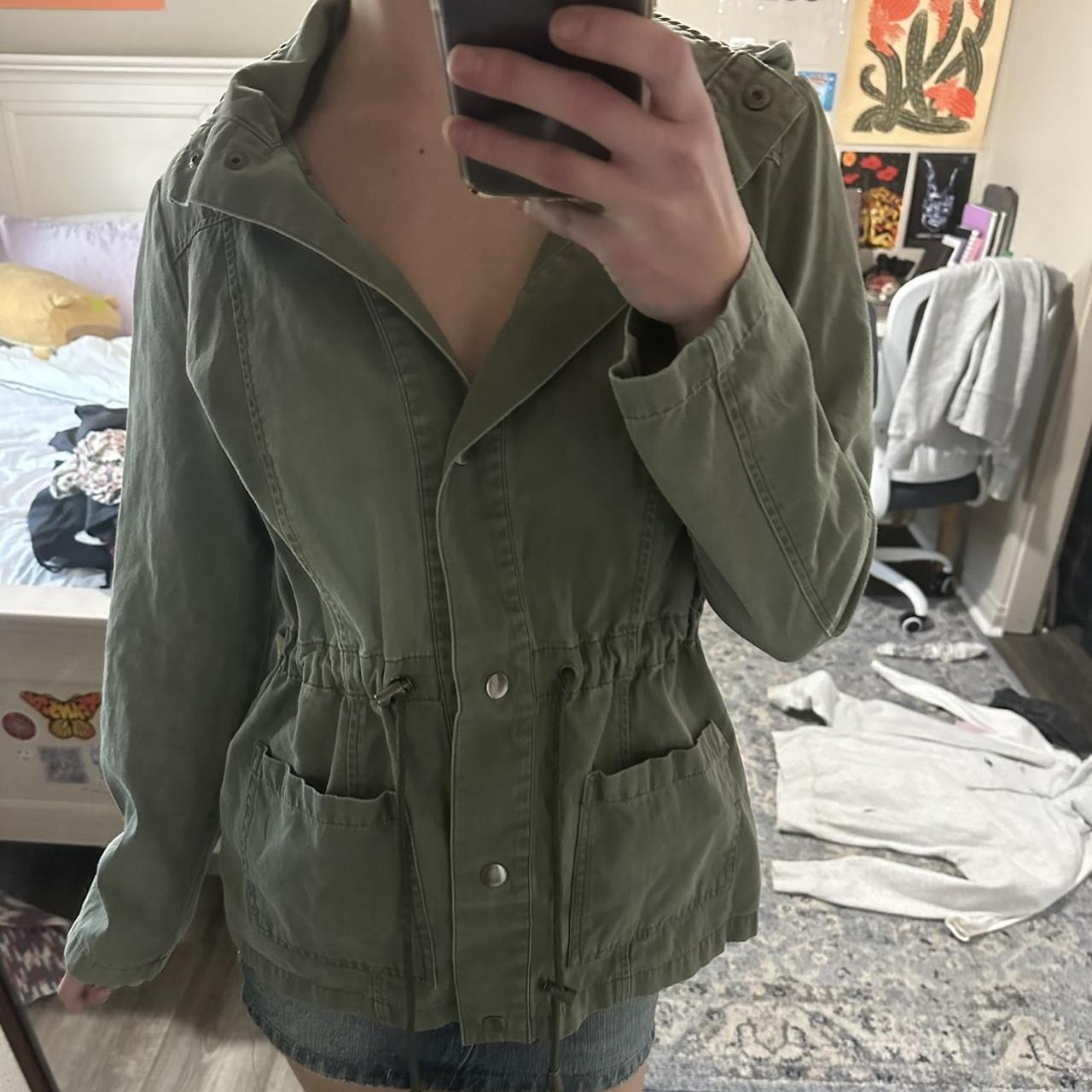 Green jacket women's sale forever 21