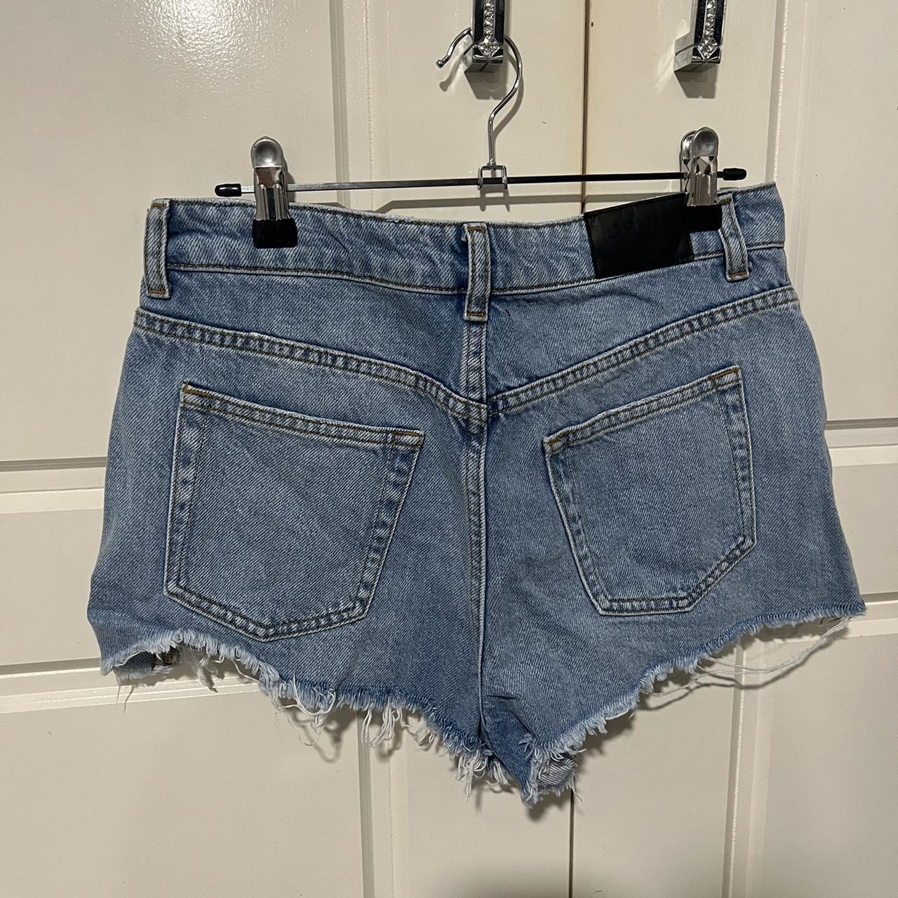 glassons denim shorts - size 8 - great condition -... - Depop