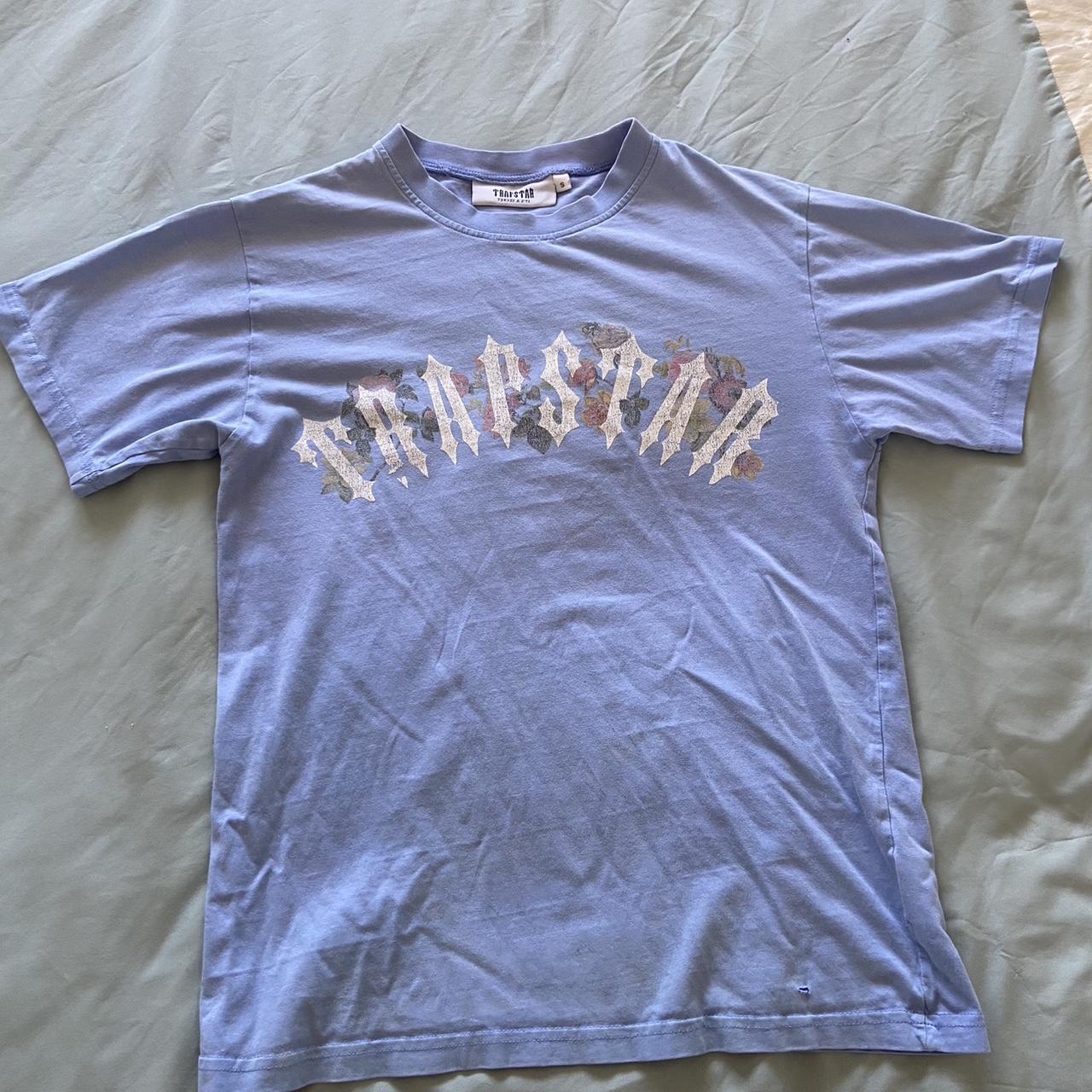 extremely rare trapstar flower tee slight hole at... - Depop