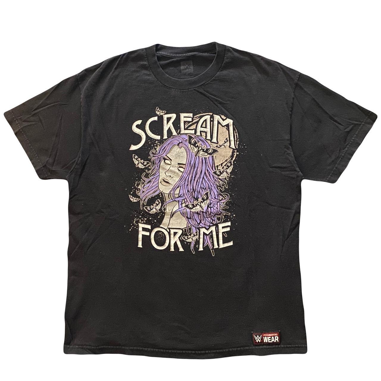 Vintage Y2K WWE Paige “Scream for Me” Black Tshirt.... - Depop