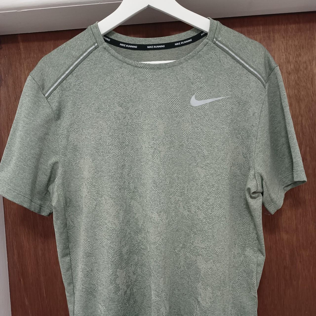 Nike Miler 1.0 Green (snake texture) Size M Good... - Depop