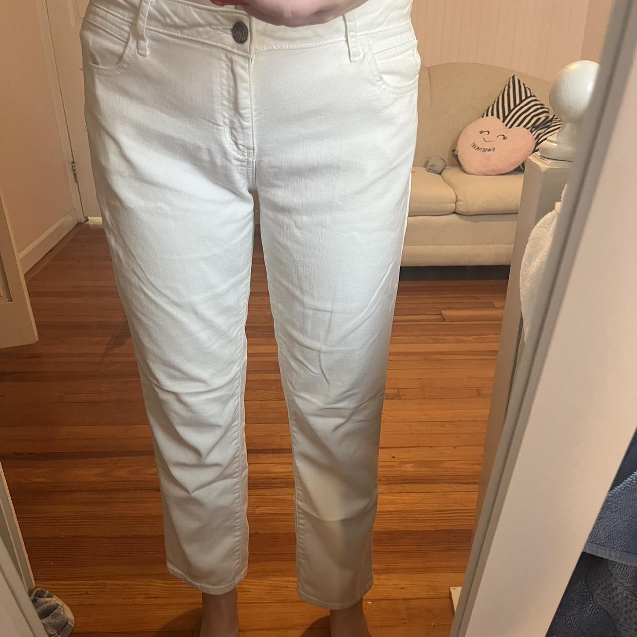 Vera wang shops white jeans