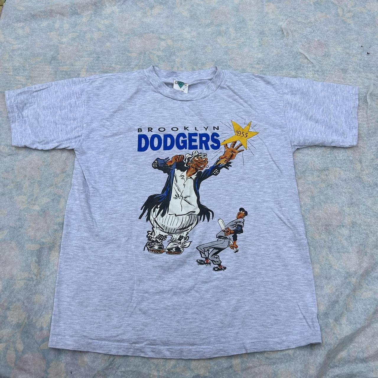 Vintage Brooklyn Dodgers T-shirt. Sick graphic on - Depop