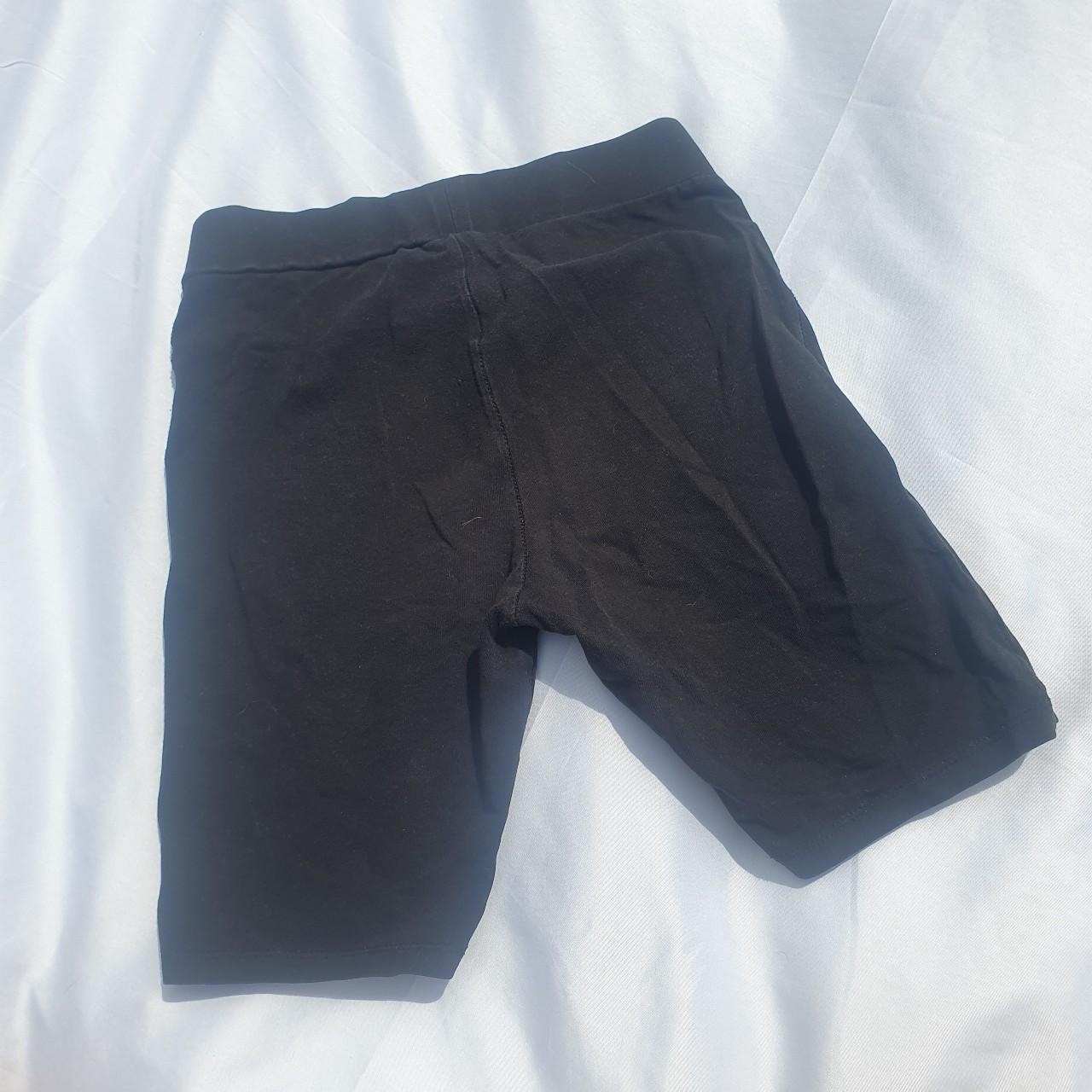 black biker shorts new look size 6 posted 2nd class - Depop