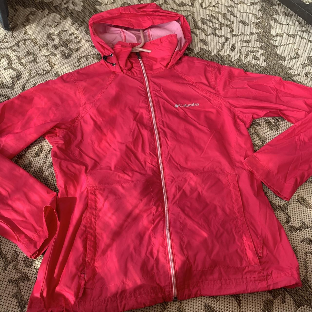 Columbia Sportswear Womens Pink And Silver Jacket Depop 9367