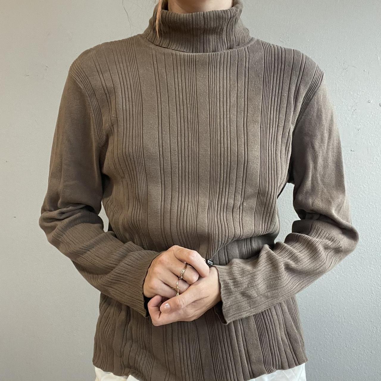 Brown J Jill turtle neck sweater brand j. Depop