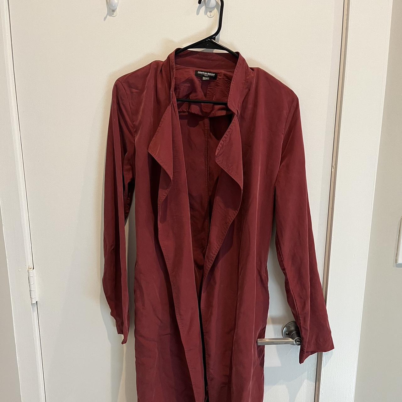 American Apparel Dylan Lightweight Trench Depop