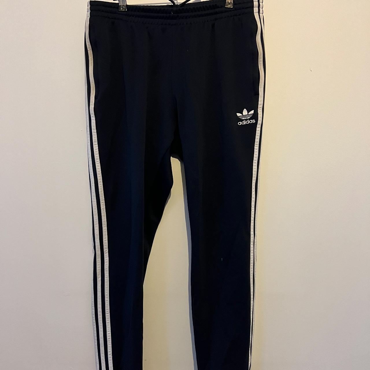 ADIDAS navy track pants - Depop