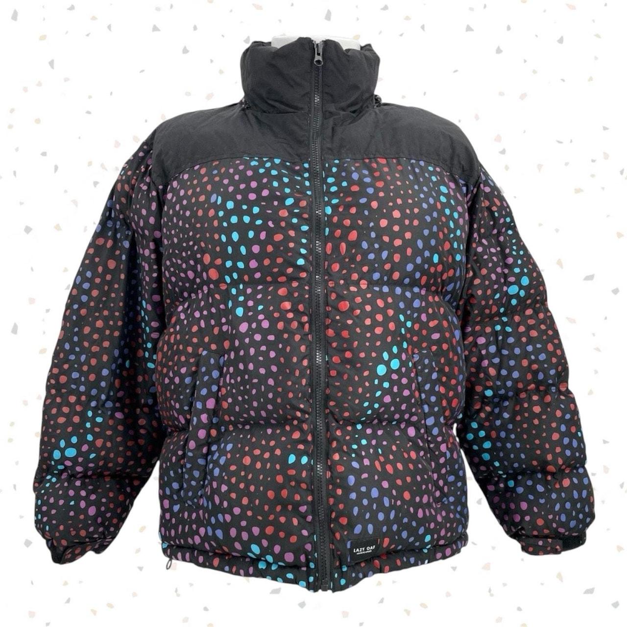 Lazy Oaf Men's Puffer - Black/Multi - S – Lazy Oa… - image 1