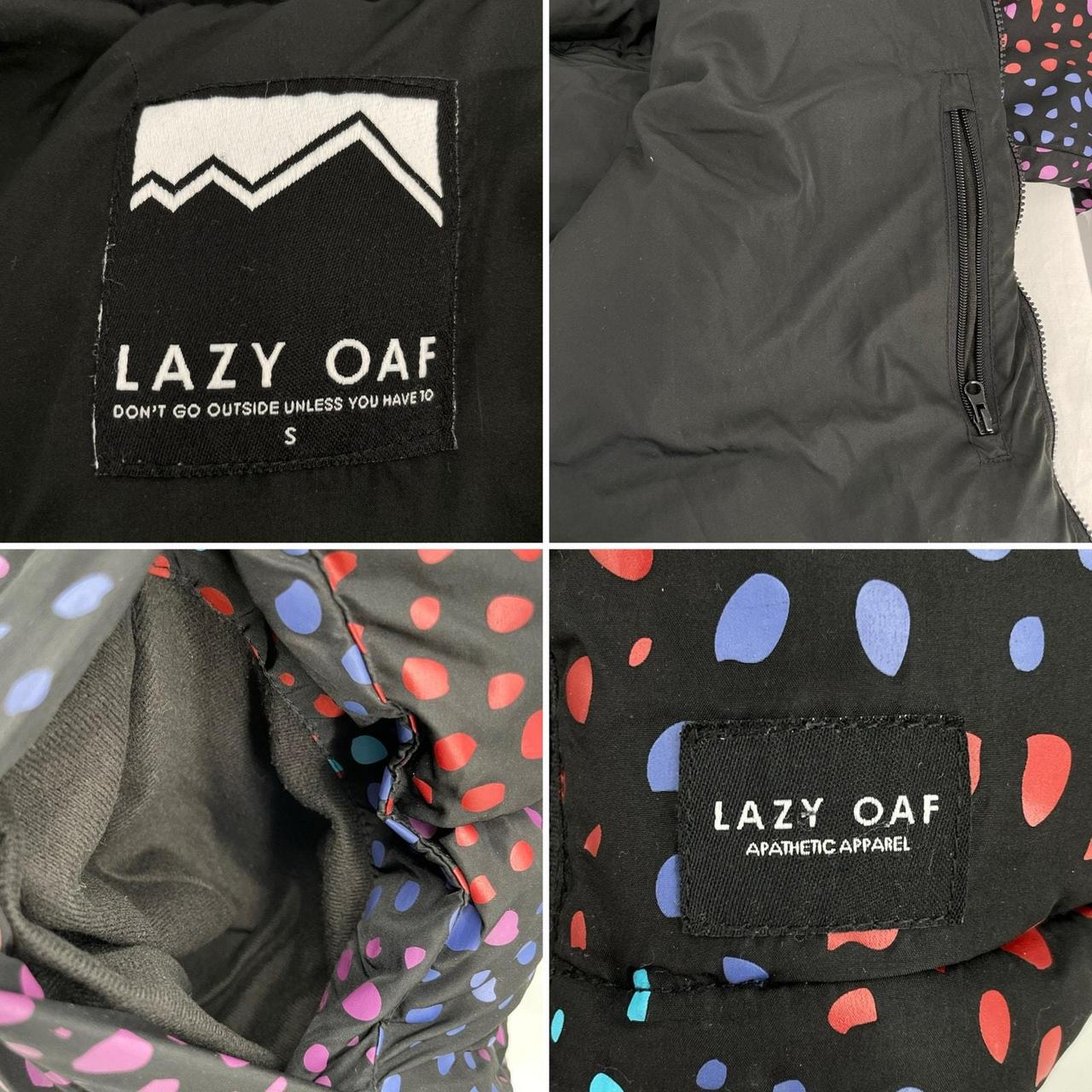 Lazy Oaf Men's Puffer - Black/Multi - S – Lazy Oa… - image 6