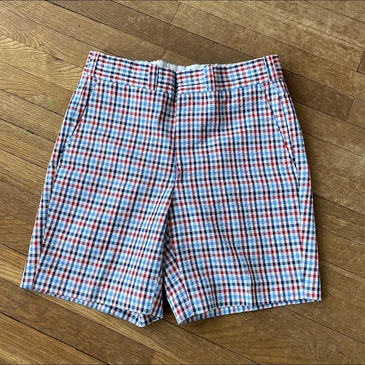 . 60s/70s vintage men’s seersucker shorts Good... - Depop