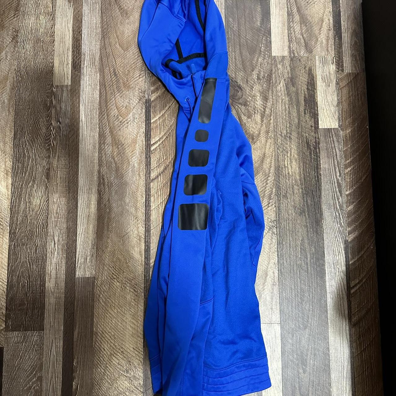 blue nike elite hoodie