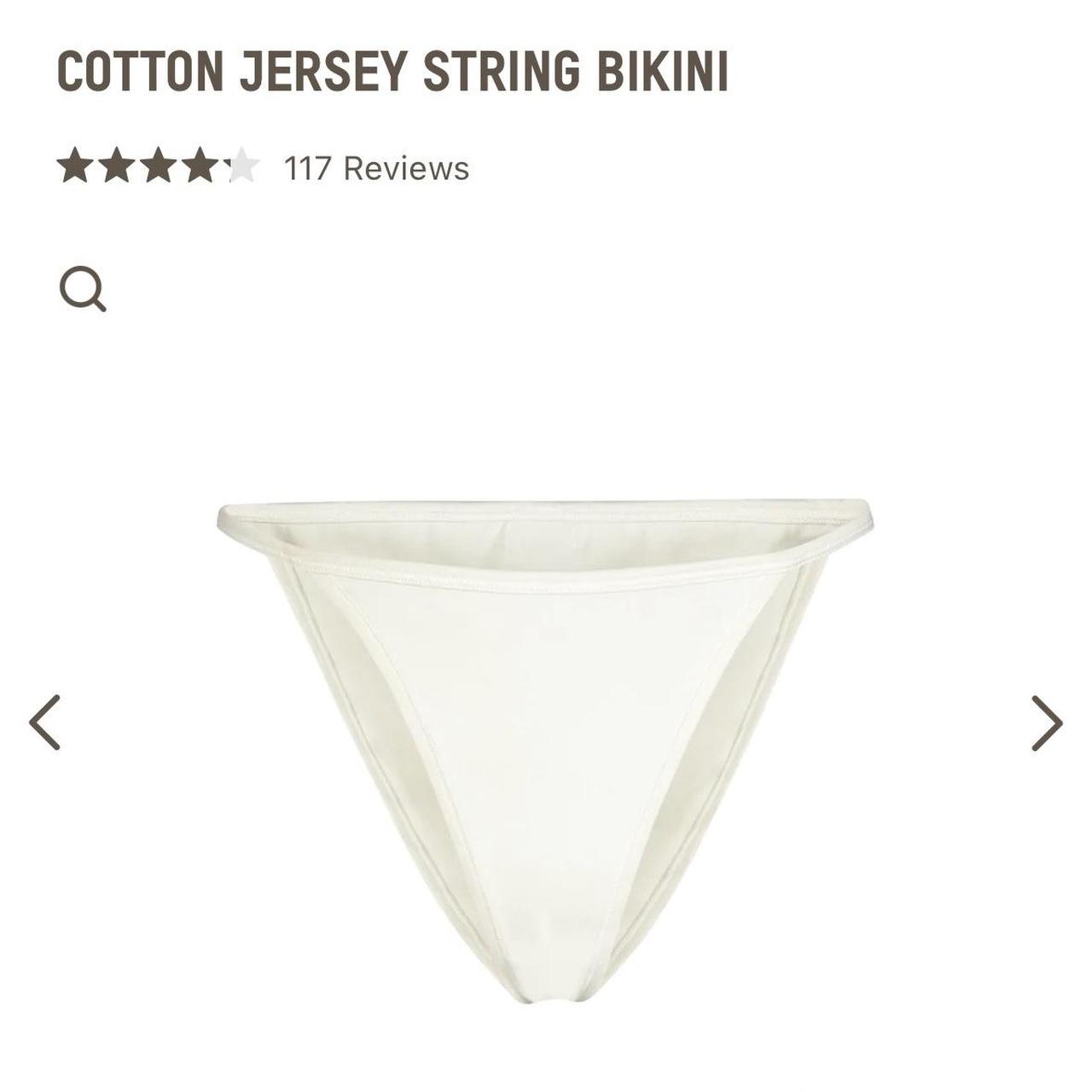 SKIMS Cotton Collection String Bikini Briefs - Bone - ShopStyle