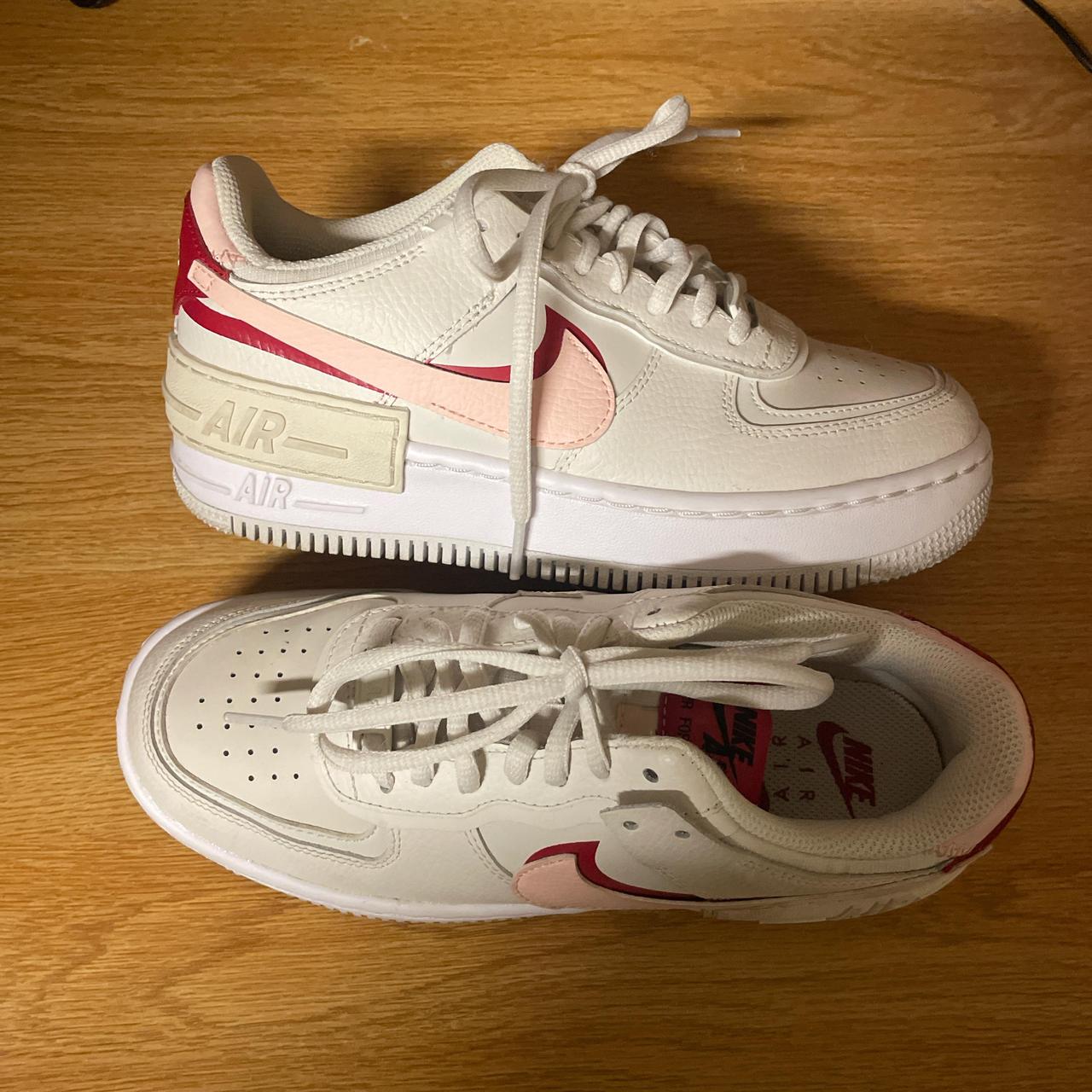 Air Force 1 s shadow phantom Color pink and white. Depop