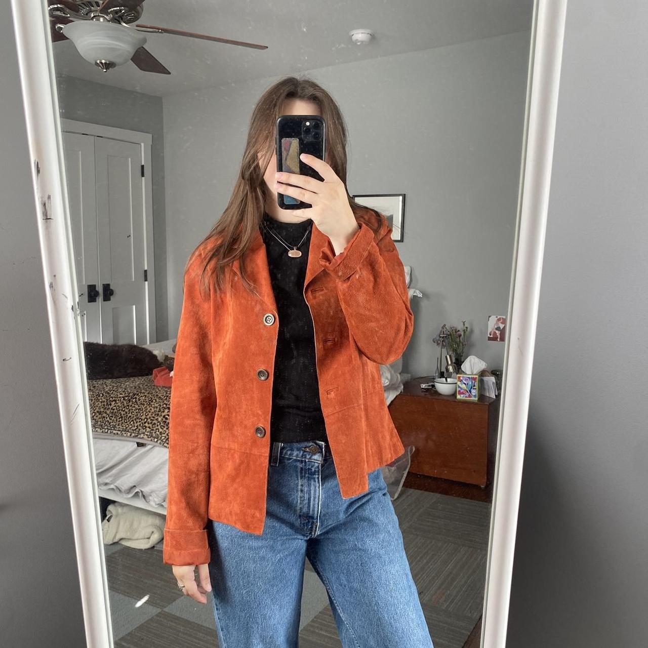 Chicos suede jacket sale