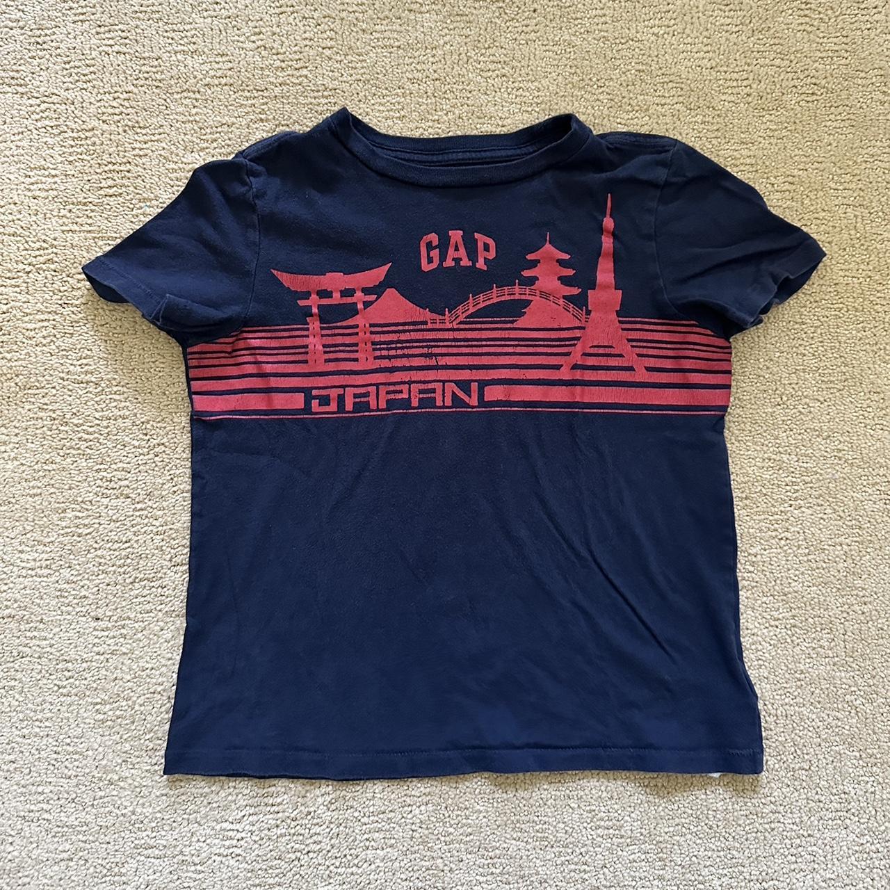 Gap Women's Navy Croptop Depop