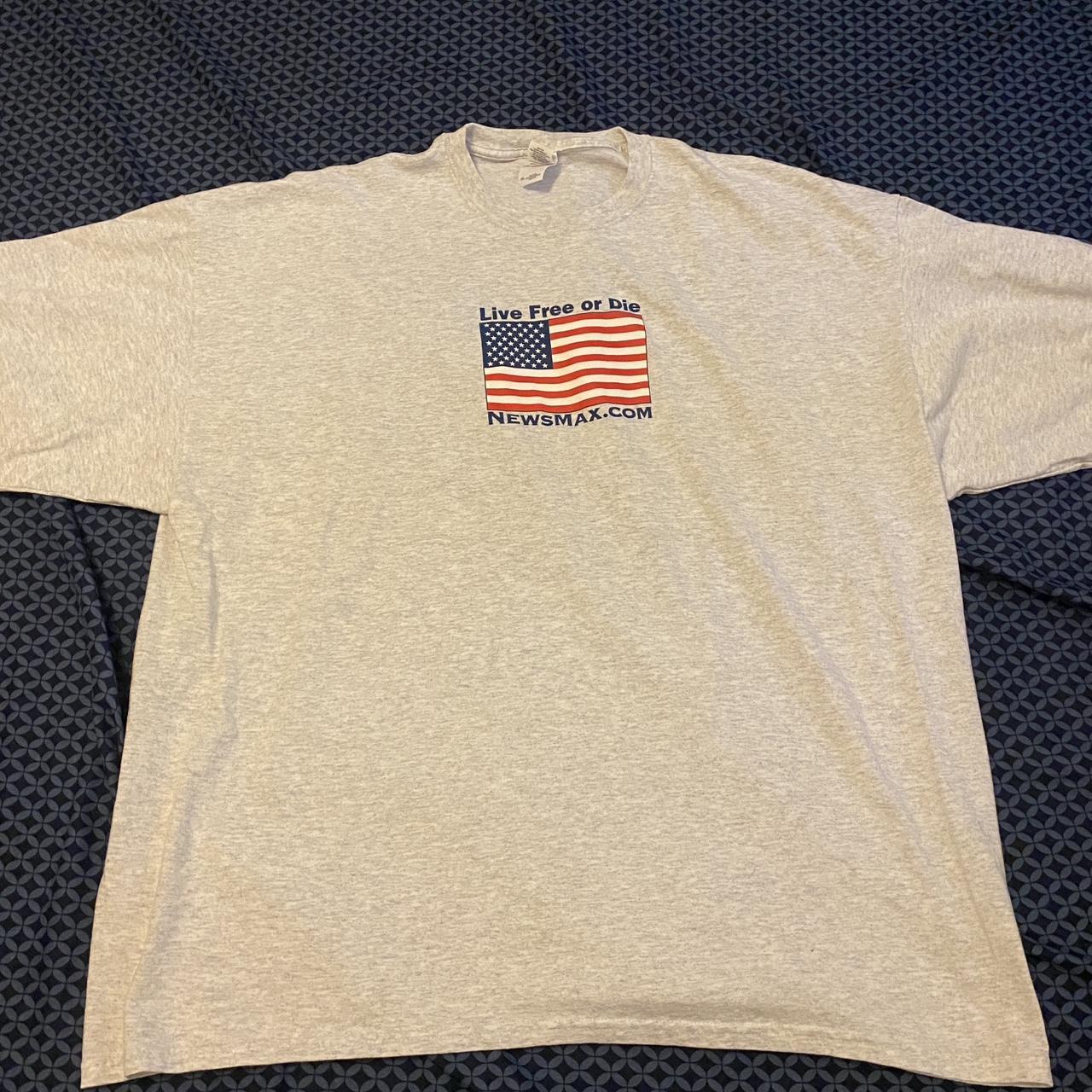 Newsmax.com Live Free or Die Tee #depopvintage... - Depop