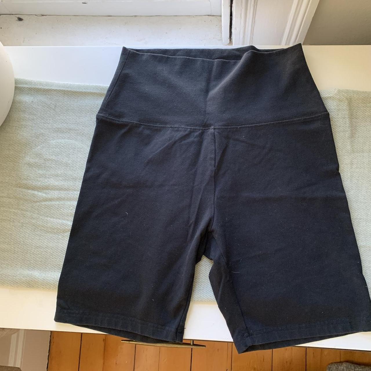 Aerie Women's Black Shorts | Depop