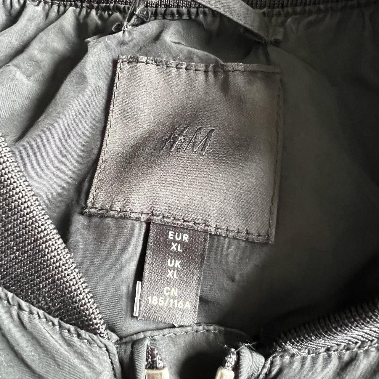 Mens H&M black bomber jacket • black • size extra... Depop