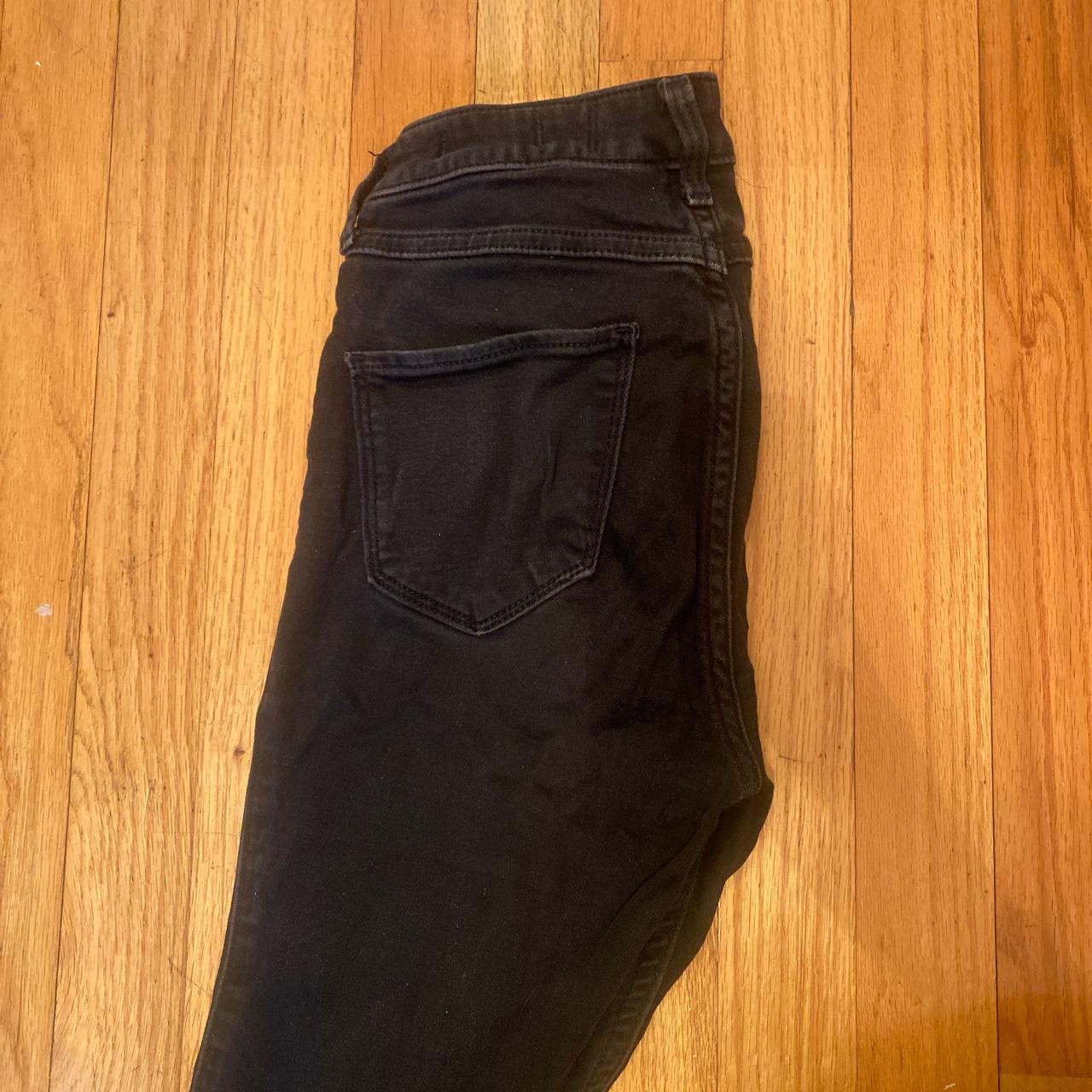 HOLLISTER washed black ultra high-rise jean legging - Depop