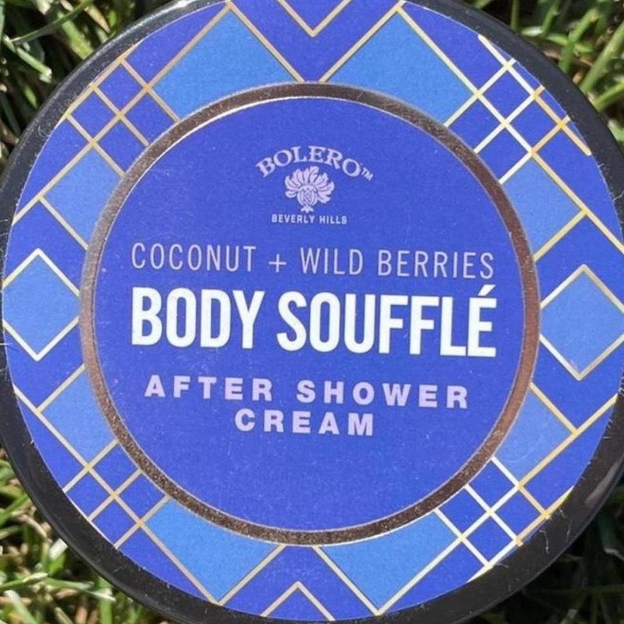 coconut + wild berries body soufflé after shower... Depop