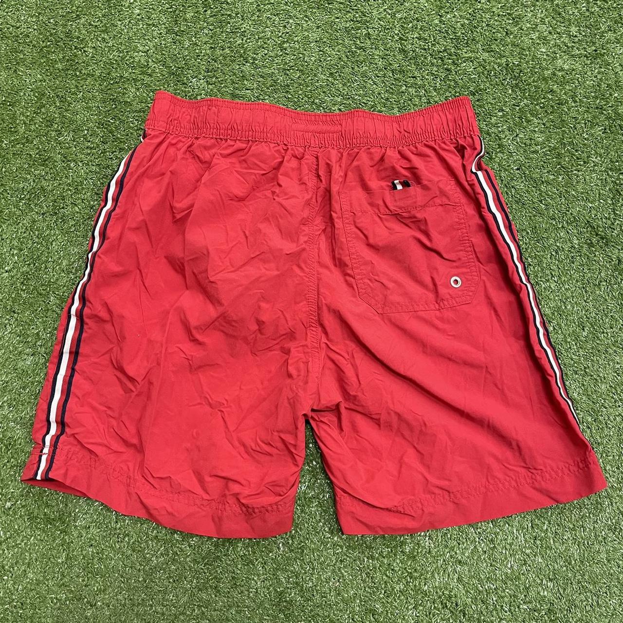 Tommy Hilfiger Men's Red Shorts | Depop