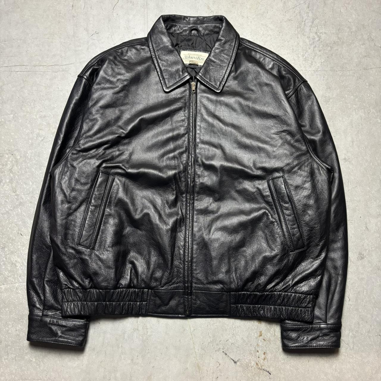 一点物　Y2K 00s vintage black far boa jacket Y2k Leather Jacket | Vintage Black Leather Coat | Biker