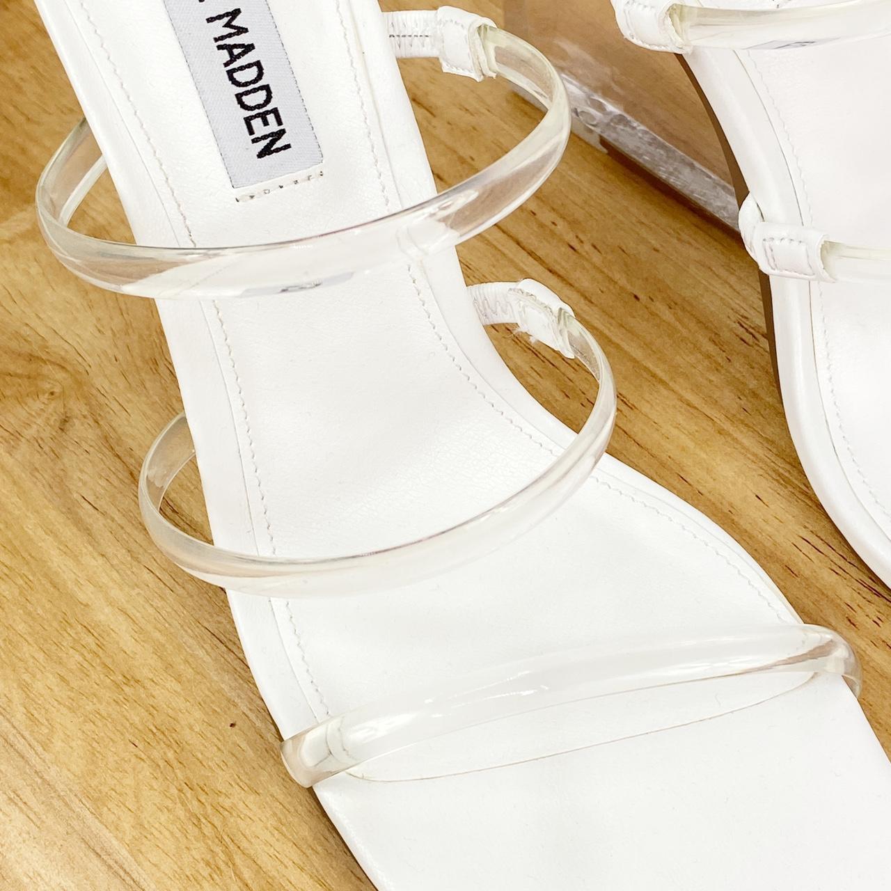 Amazon.com | Steve Madden Girls Shoes Girls Trista Wedge Sandal, White, 1  Little Kid | Sandals