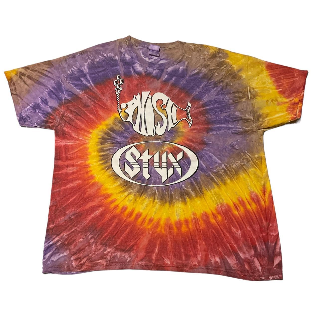 PHISH STYX Tie Dye Size XL, Colortone Tag Super... - Depop