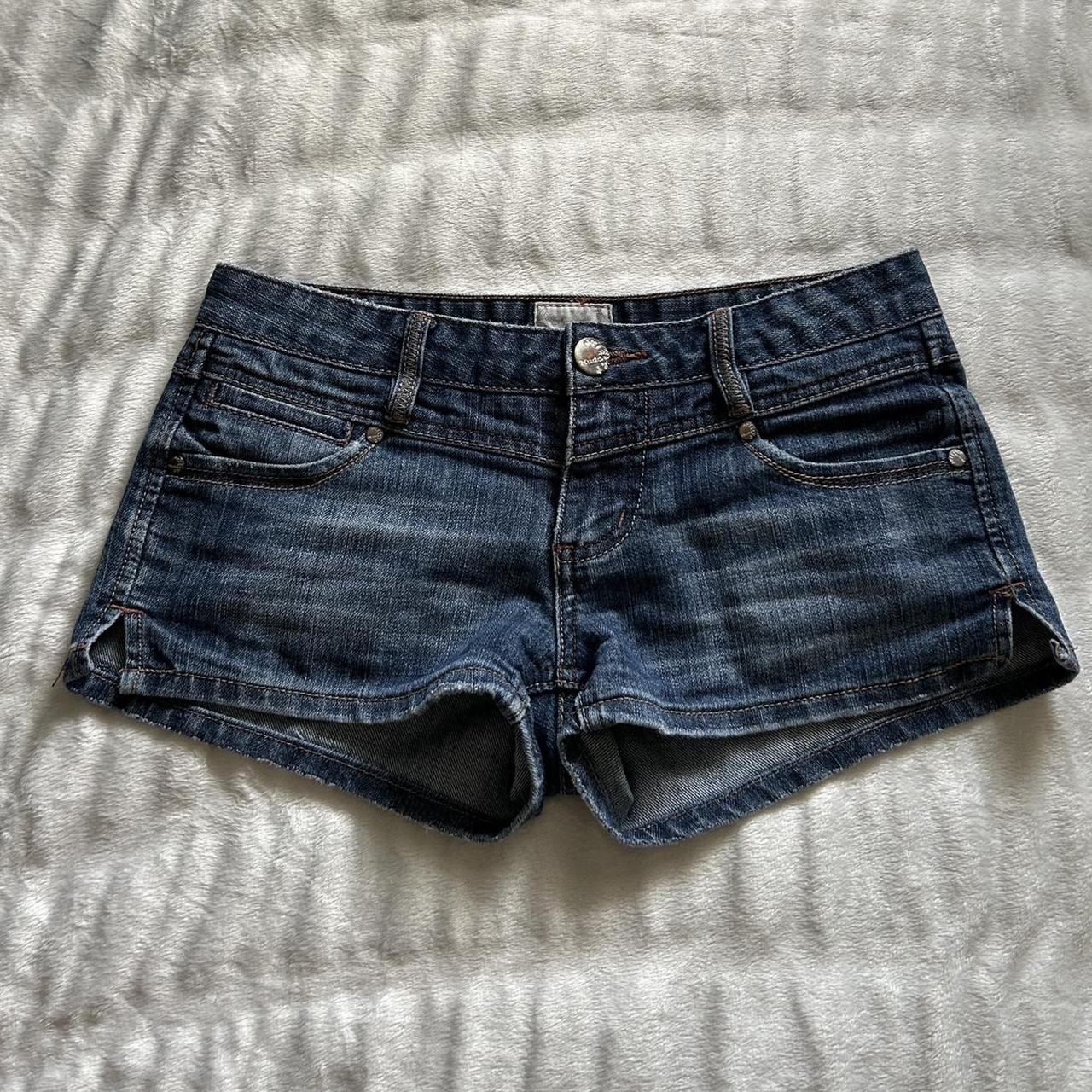 Mudd Clothing Women's Blue Shorts Depop