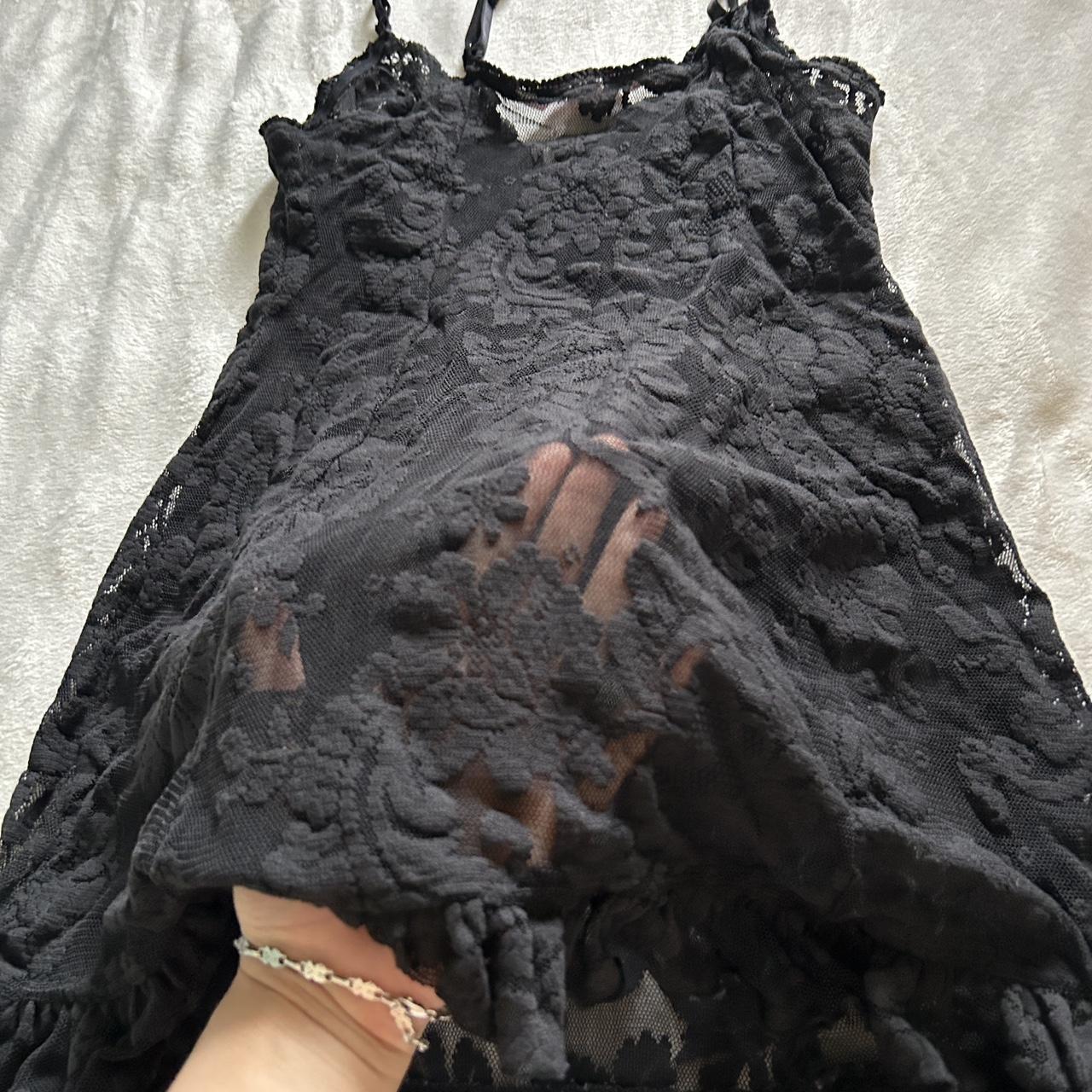 Y2K black lingerie dress from Victoria’s... - Depop