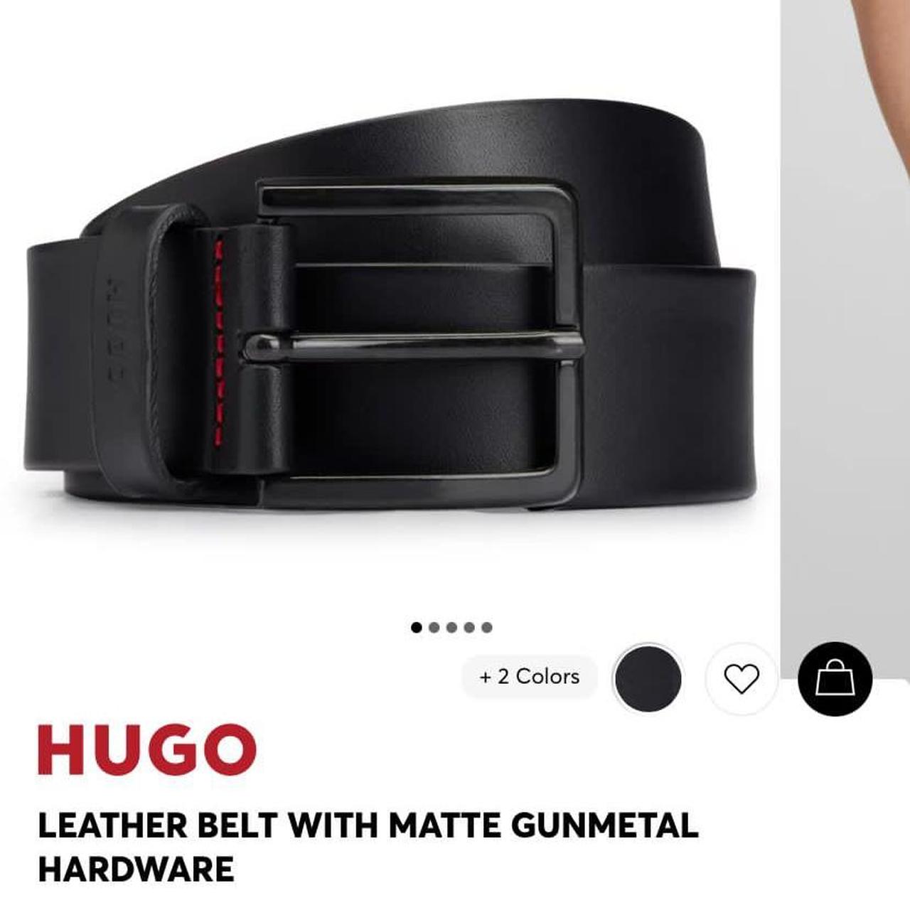 hugo boss red belt