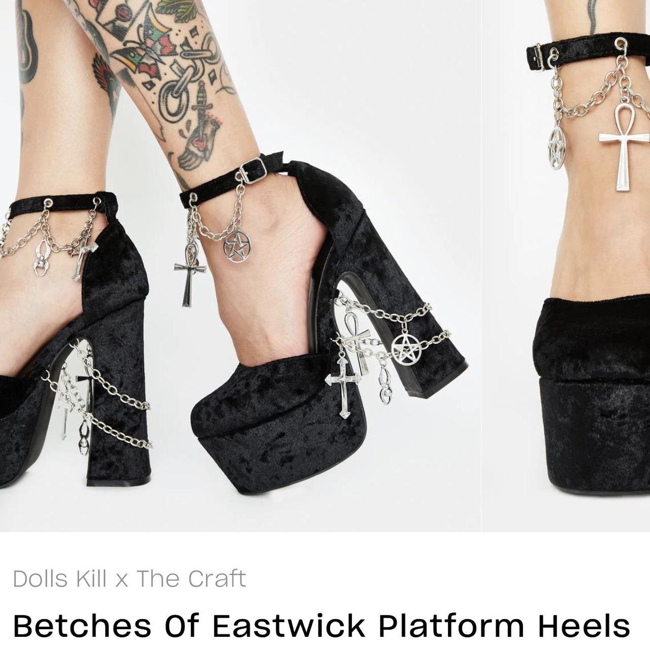 Dollskill x the craft betches of eastwick heels 🖤... Depop
