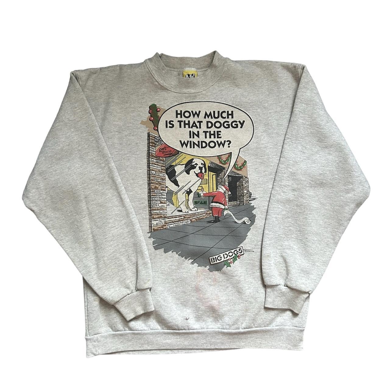 Big Dog Sweatshirt •Vintage Big Dog Christmas... Depop
