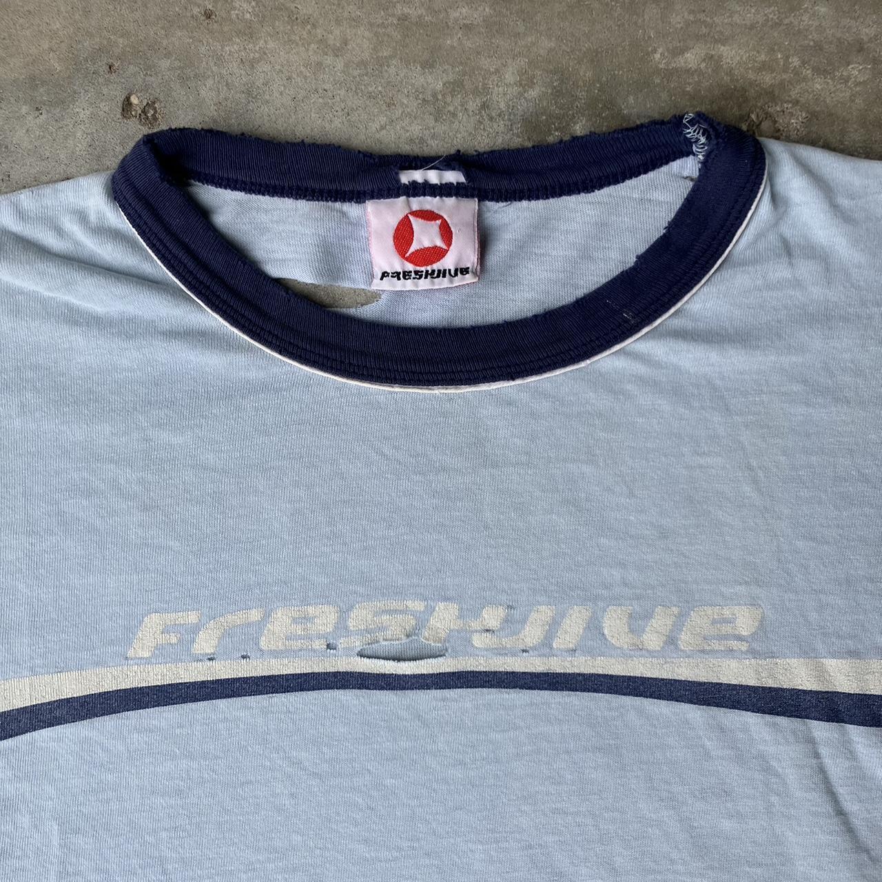 Vintage 90s Freshjive Ringer T-Shirt IYKYK 😏.... - Depop