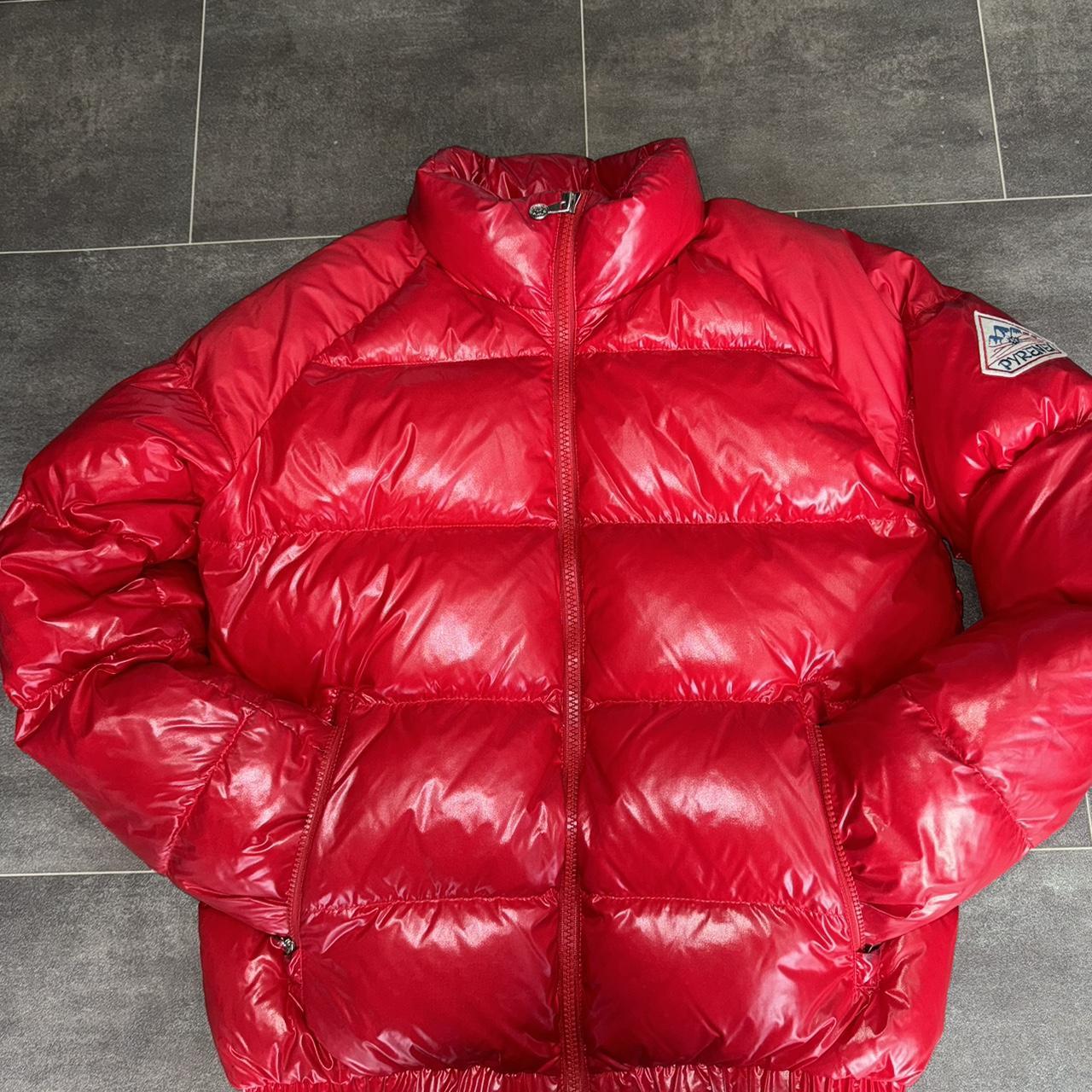 Red men s Pyrenex coat size Medium bought for 350