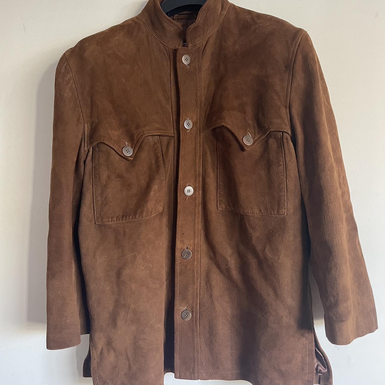 Genuine Vintage popular Gruppo V Italy Moda Suede Caramel Jacket