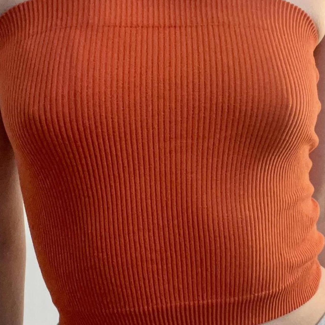 Bright Orange Tube Top! 🍊 Super cute and stretchy... - Depop