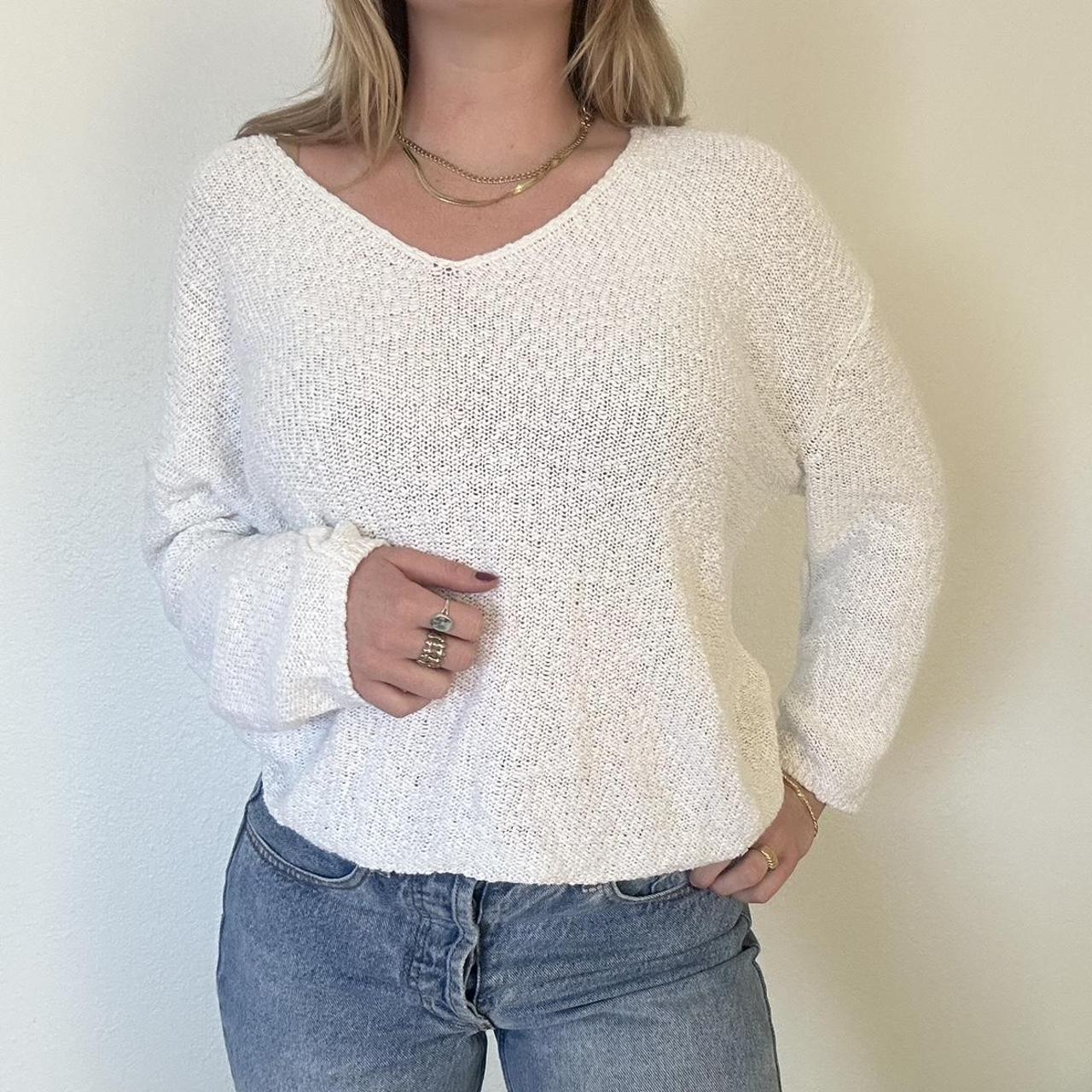 Urban outfitters white discount jumper