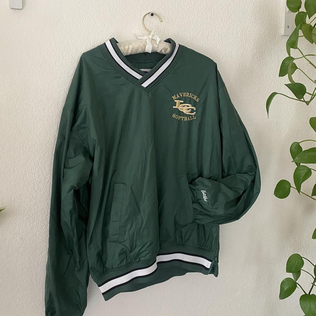 Green Varsity Windbreaker The brand is East Bay.... - Depop