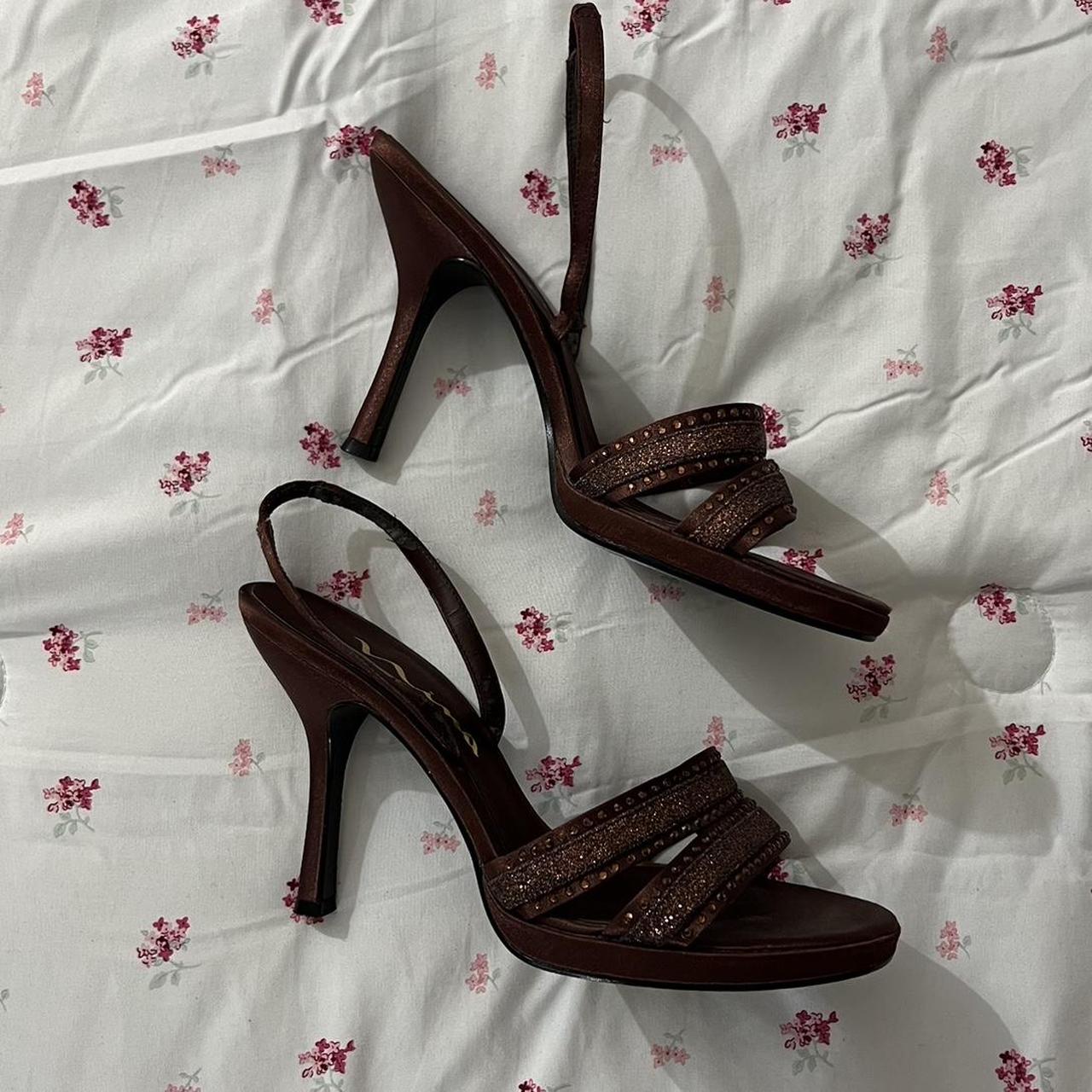 Nina Women's Brown Sandals | Depop