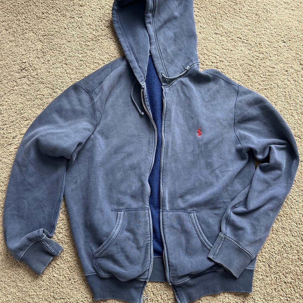 Vintage Polo Ralph Lauren Zip Up Hoodie Vintage Depop 5797