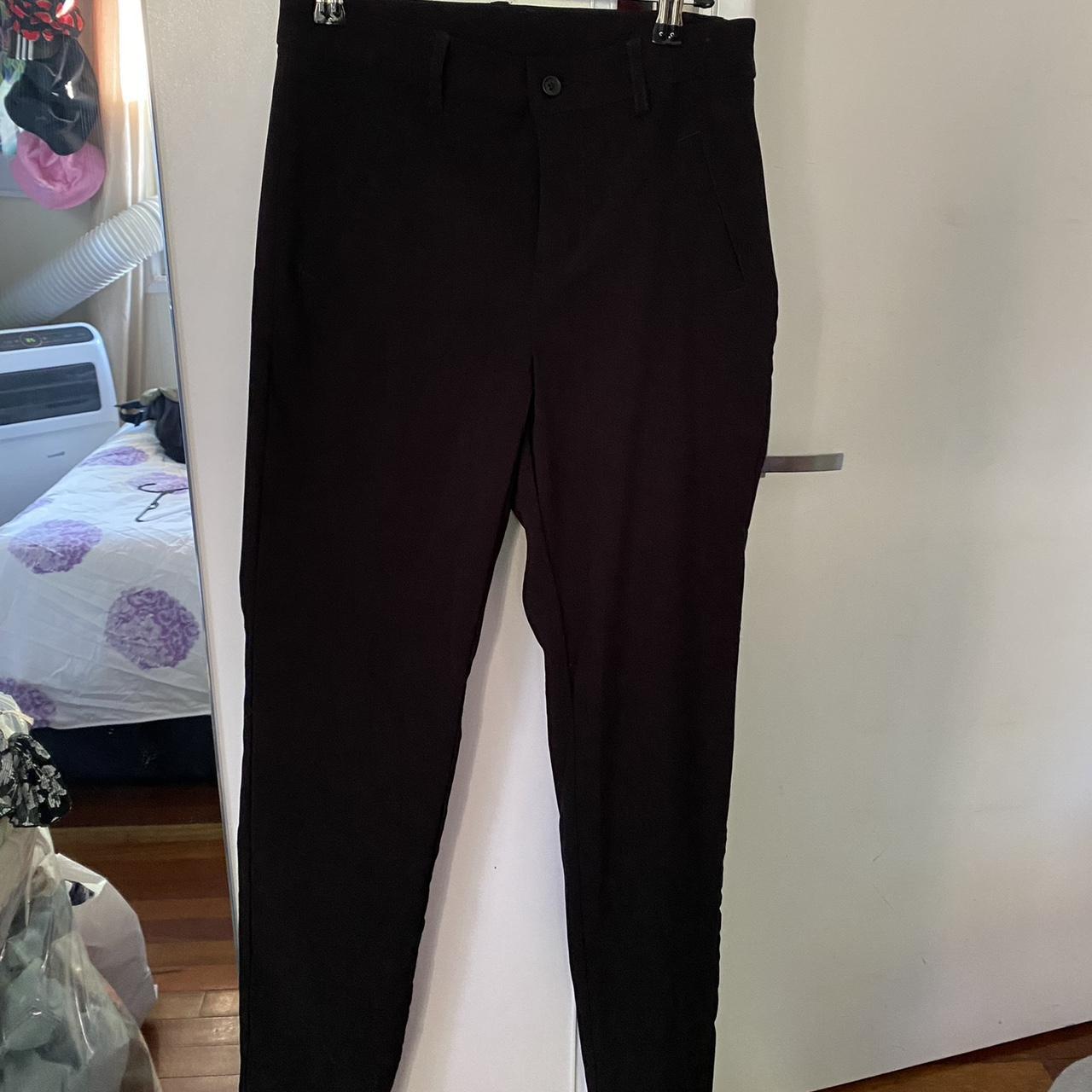 Black work pants Size 8 #workpants - Depop